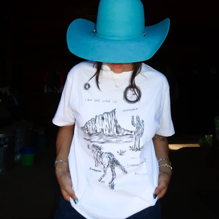 Moonlight Tee for wholesale by Modern Cowgirl