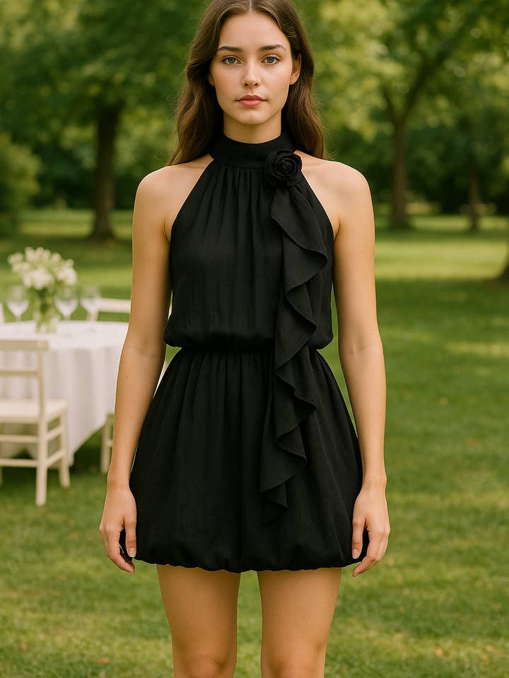 32059 ROBE FLEUR EN PIN'S pour la vente par Daphnea