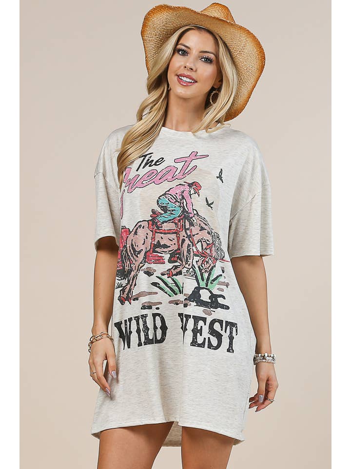 HAVERMOUT AV1202-MIA WILD WEST HEMDJURK MET GRAFISCHE PRINT voor groothandel op Faire4