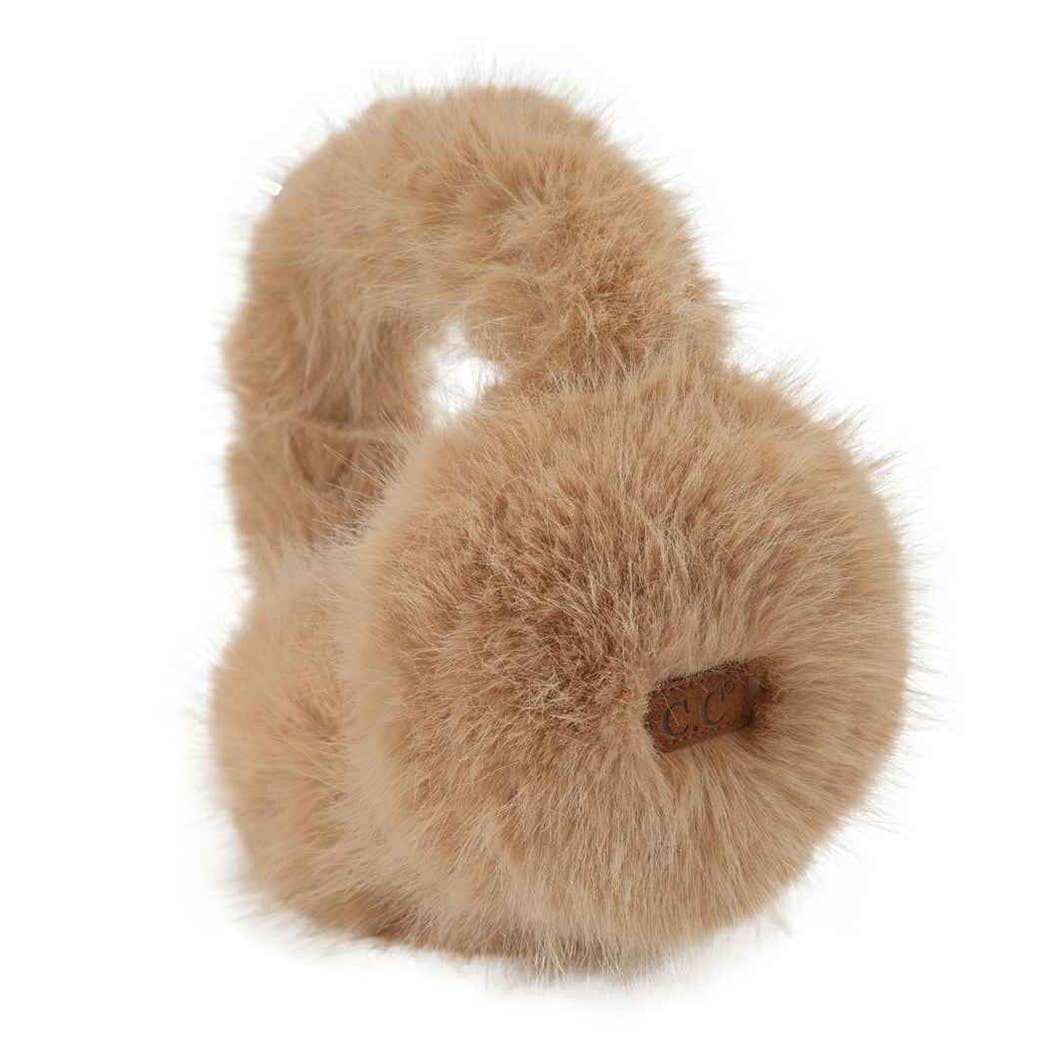 Fashion City - Wholesale Earwarmers/Ear Muffs - Women's - Solid Color Long Fur Winter Earmuff1