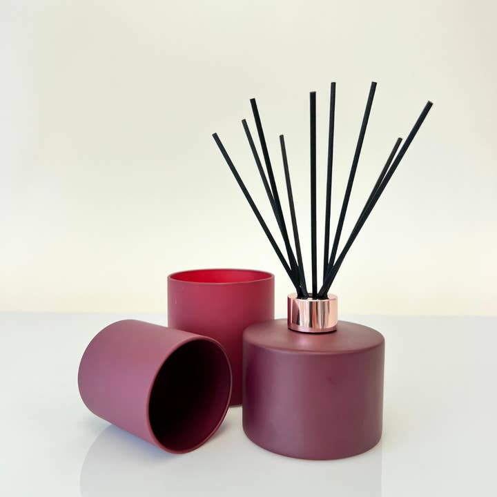 Antwerp Luxury candle supplies - Wholesale Jar - Urban Small – Burgundy1