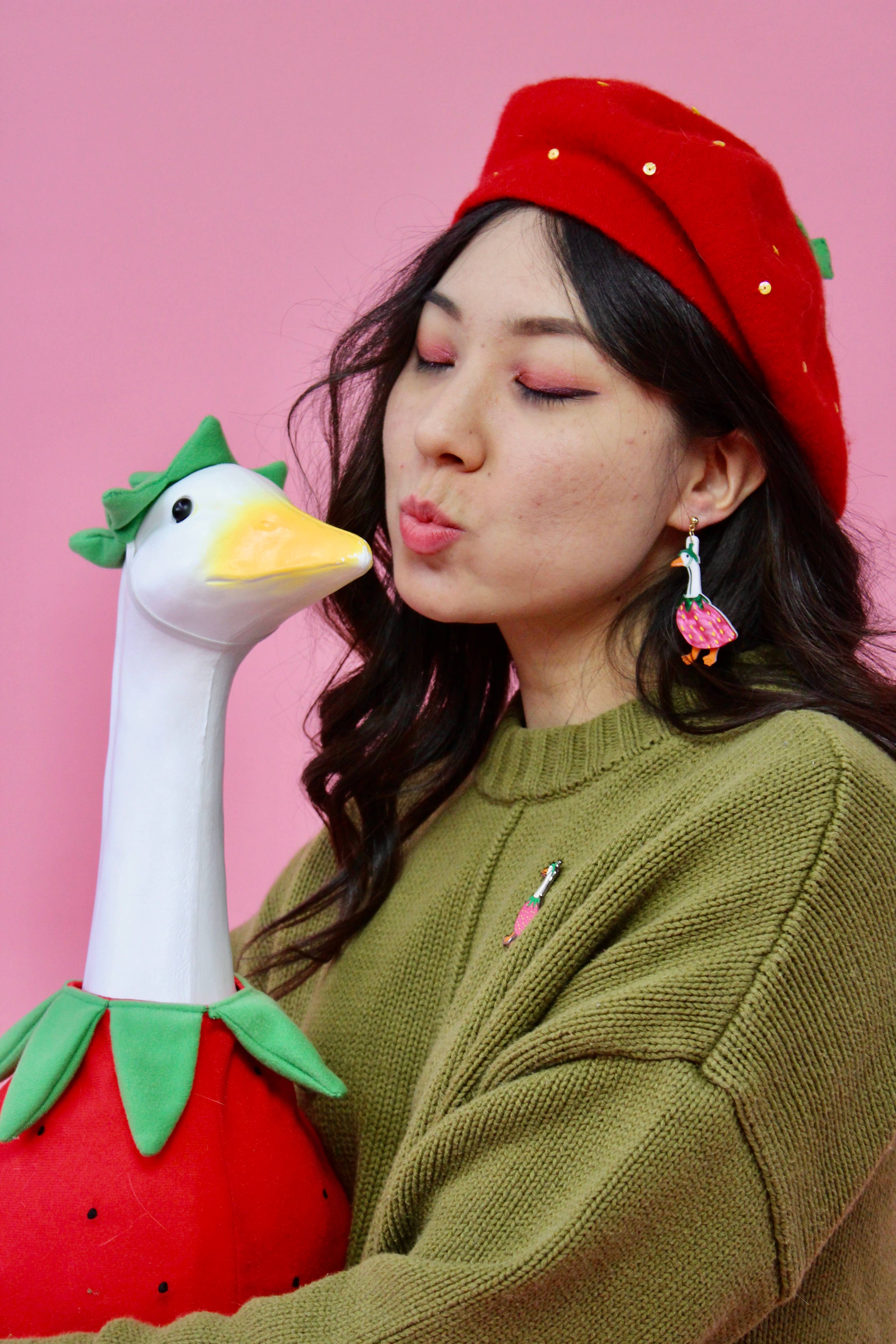 Not Picasso – wholesale Stud/post earrings – Gooseberry 🍓1