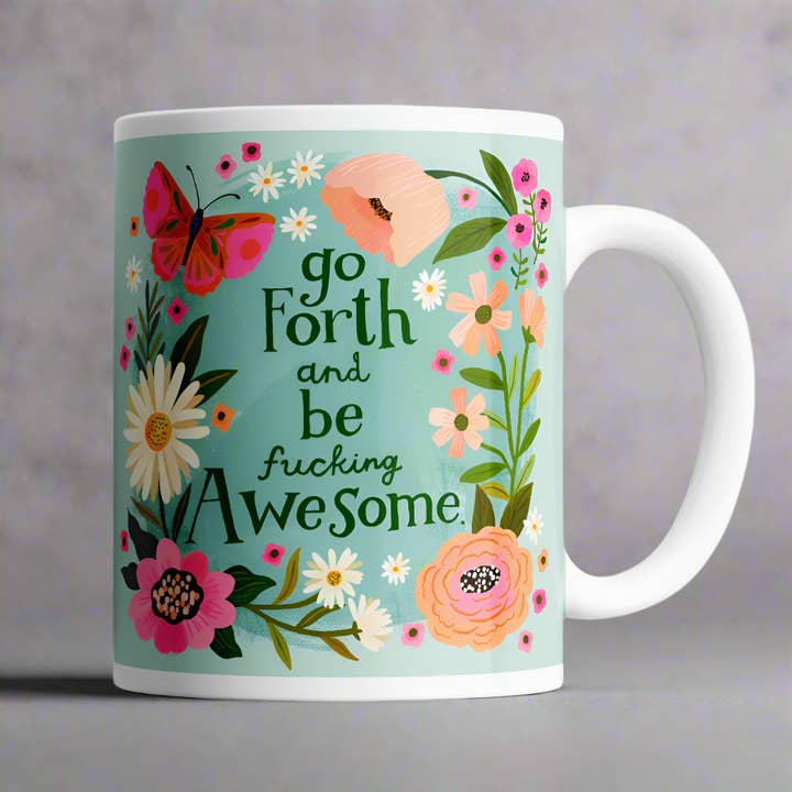 Gå ut och var jävligt fantastisk mugg för wholesale av Disrupted Industries
