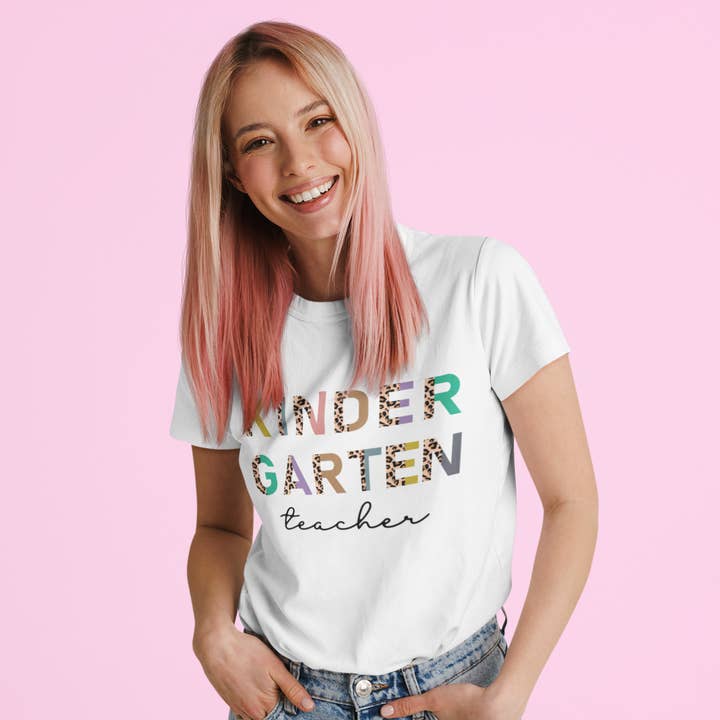 Kindergarten Teacher Tee for wholesale by Dukes Designs & Creations