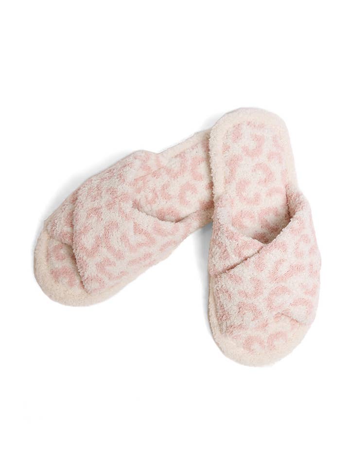 Hana - Wholesale Slippers - Women's - Leopard criss-cross slippers10