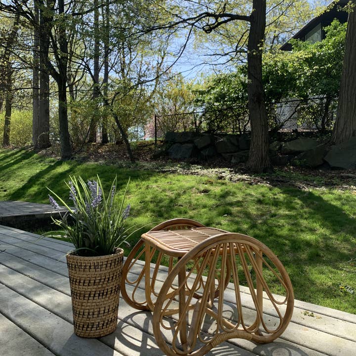 Amara - Wholesale Stool - Handmade Rattan Stool and Plant Stand3