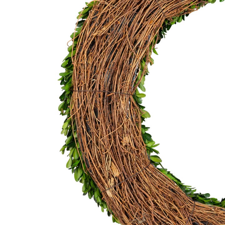 Mills Floral Company – wholesale Wreath – Preserved Boxwood Regal Wreath - 30 Inch3