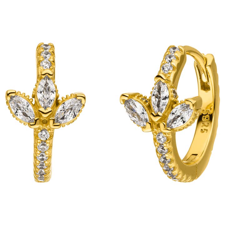 Fiorella earrings | 925 sterling silver and other Purchase Wholesale fiori cristallizzati. Free Returns & Net 60 Terms on Faire trending on Faire.