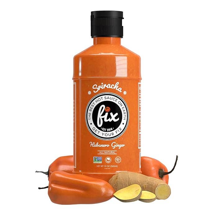 Habanero Gingembre Sriracha (Caisse de 6) pour la vente par Fix Hot Sauce
