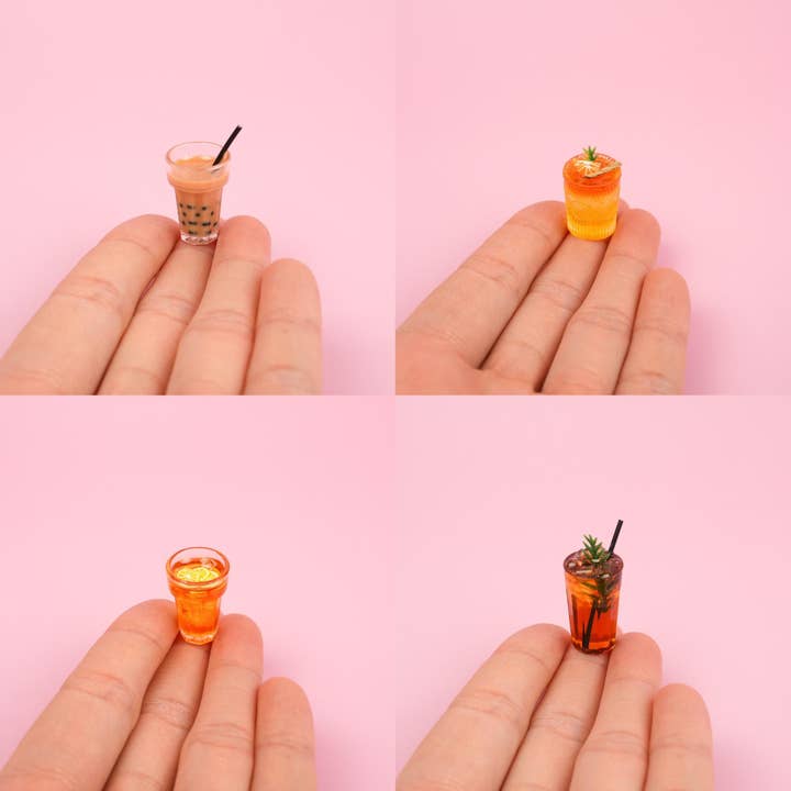 Mini Story Co - Wholesale Magnet - Refreshing Beverage Magnet Set | Iced Coffee, Bubble Tea, Lemon Juice, Soft Drinks, Mocktail Kitchen Decor3