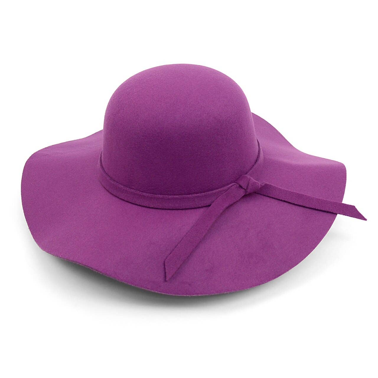 Selini New York - Wholesale Fedora - Women's - Women's Polyester Felt Floppy Wide Brim Bowknot Hat17