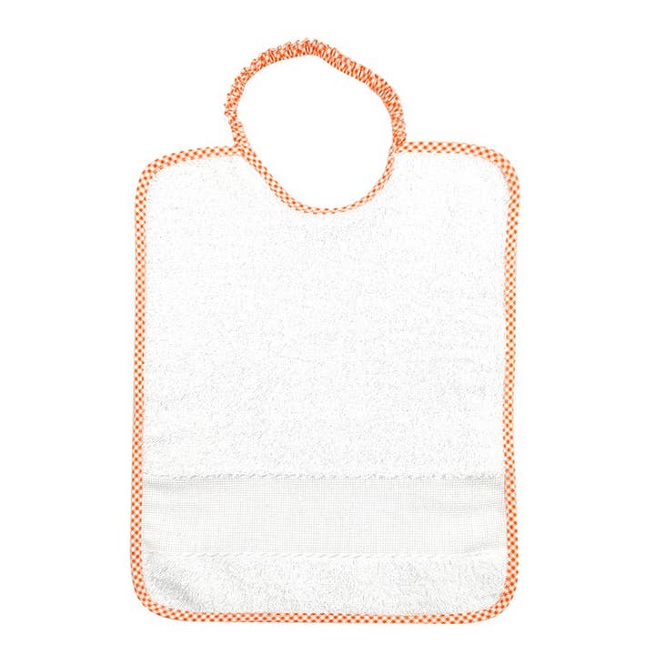 Almatex srl - Vendita all'ingrosso Bavaglino - Neonati - Bavaglino AIDA cm.25x32 con elastico da ricamare