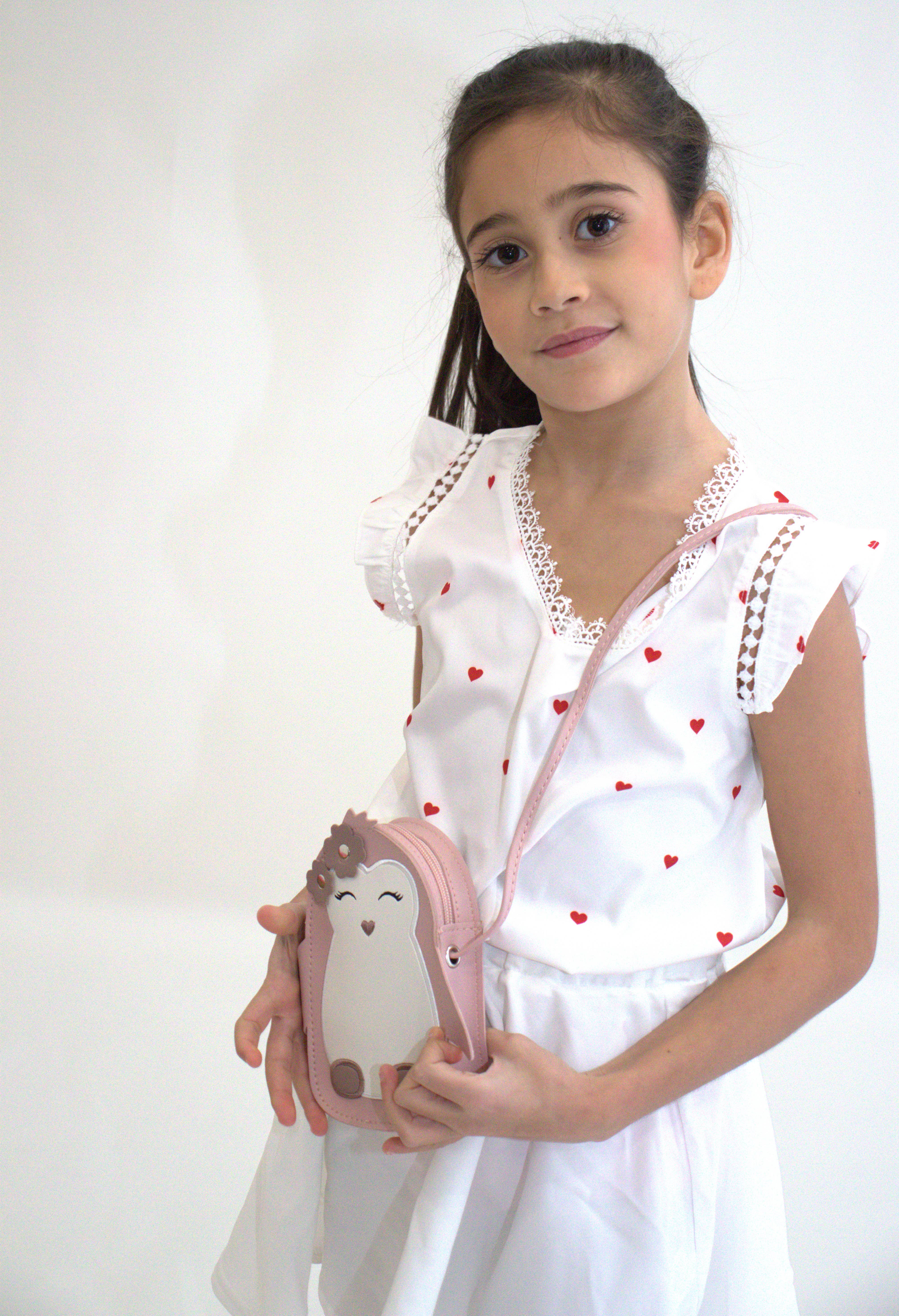 Yuko B - Vente Sac à bandoulière – enfant - Sac bandoulière Litchi - L'adorable Bébé Pinguin Rose11