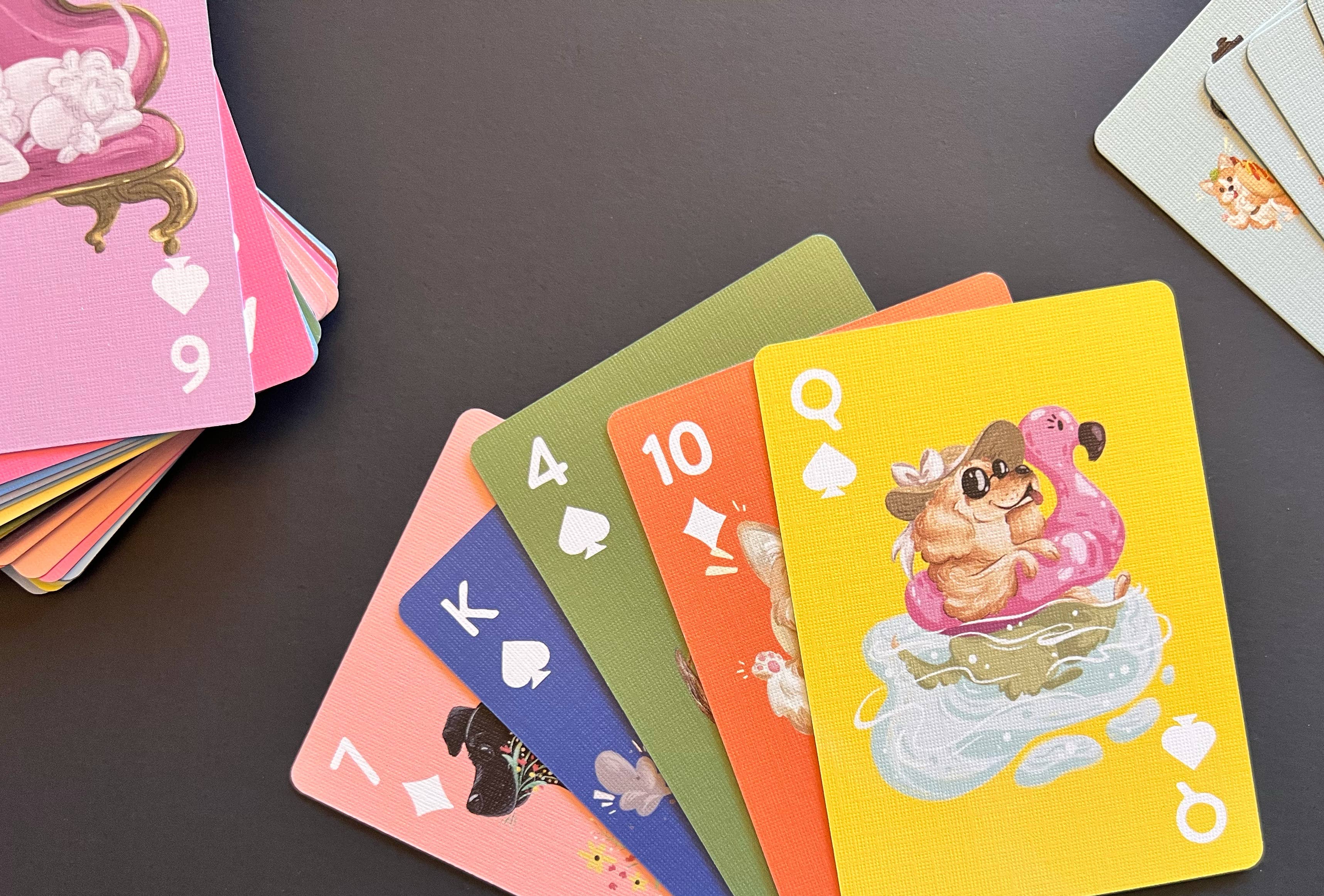 Slightly Stationery - Wholesale Playing Cards - Illustrated Dogs Playing Cards4