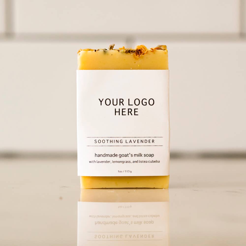 Old Factory Soap + Parousia Perfumes - Wholesale Bar Soap - Private Label Goats Milk Soap Style 2 - 1 oz SAMPLE SIZE