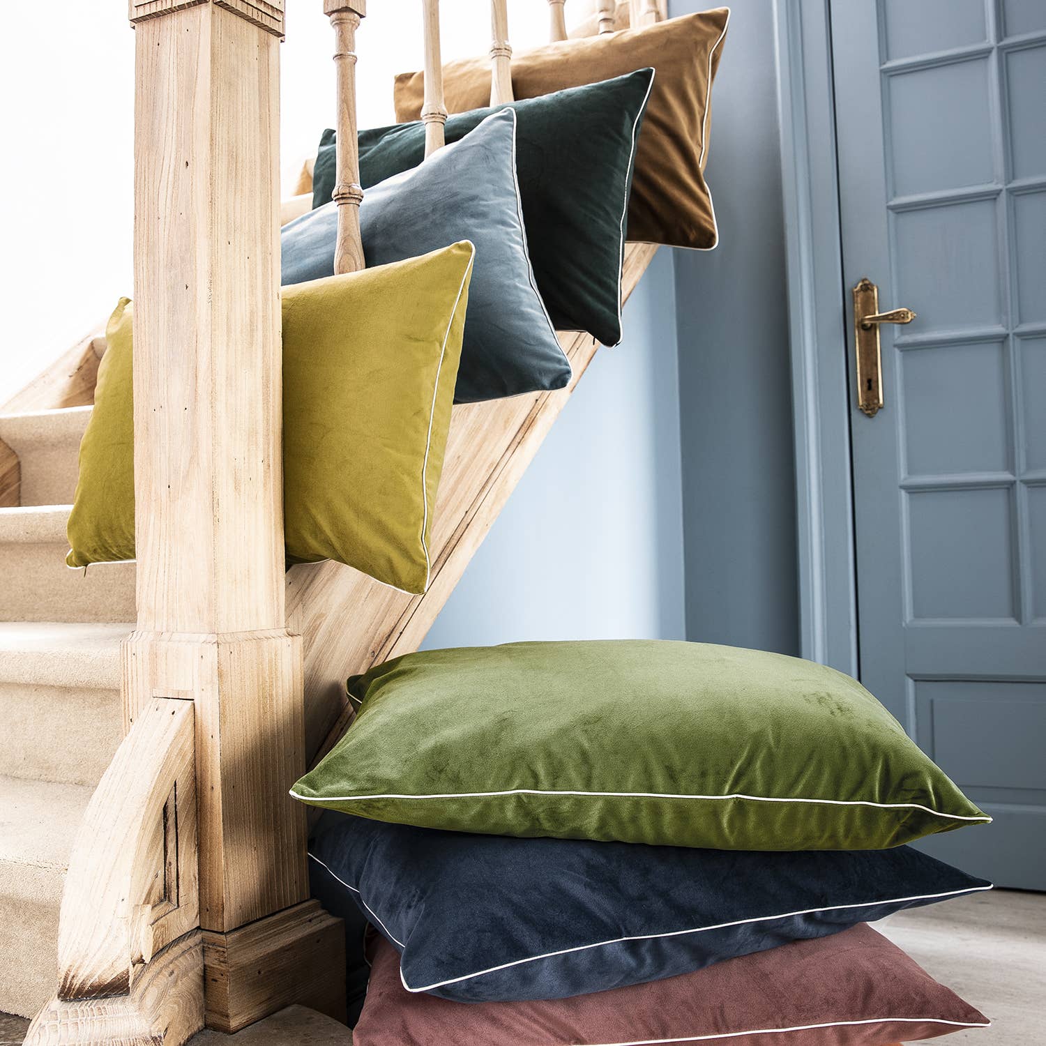 Essix - by Vanderschooten – Capa de almofada decorativa por atacado – GATSBY - Capa de almofada em veludo 40 x 60 cm2