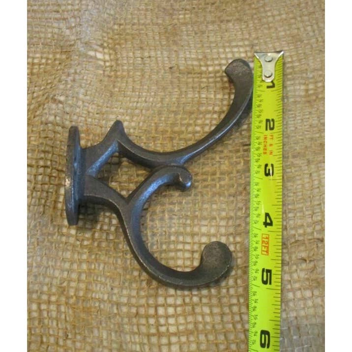 Midwest Craft House - Wholesale Wall Hook - Iron Edwardian Double Coat Hook2