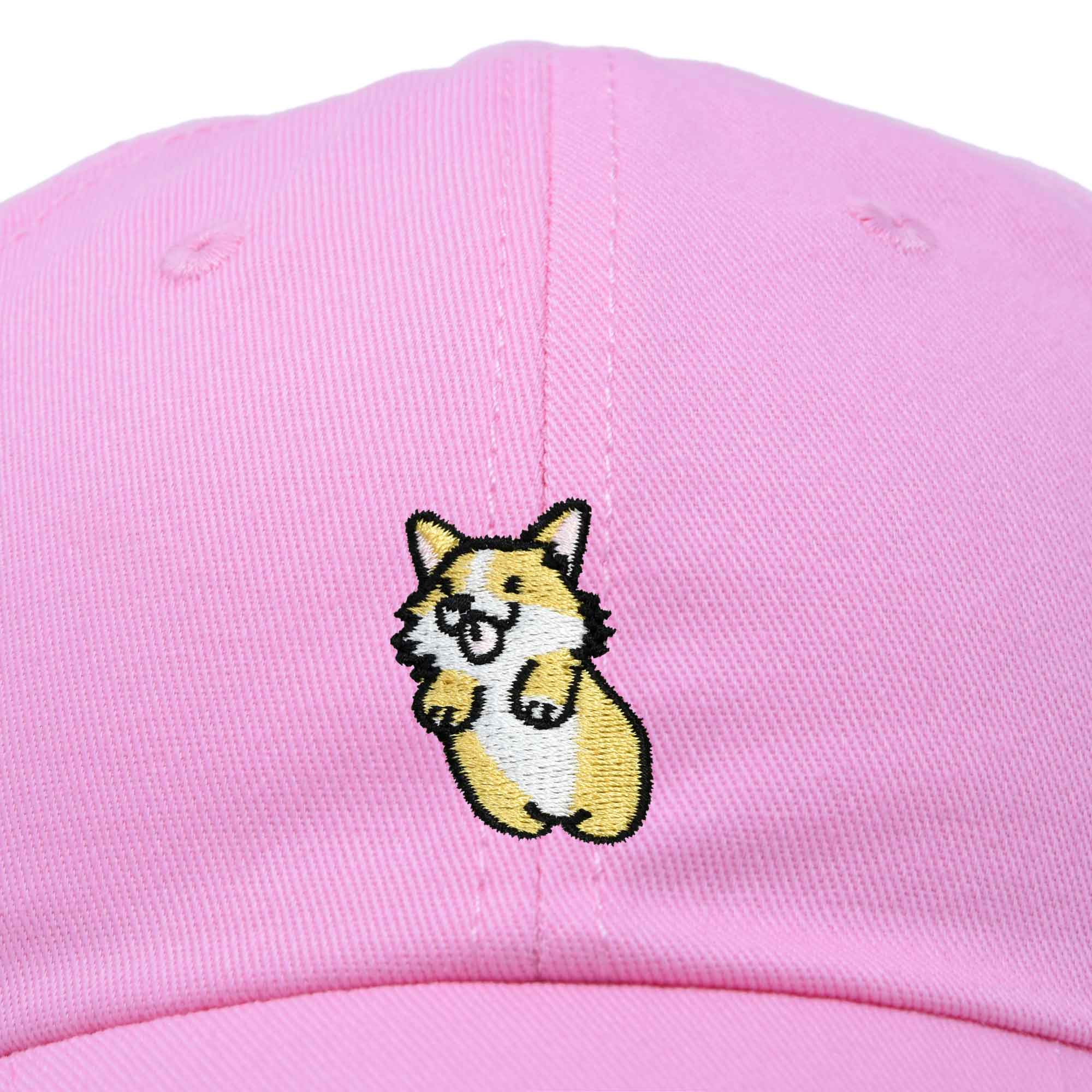 Dalix - Wholesale Baseball Cap - Women's - DALIX Cute Leaping Corgi Hat Womens Embroidered Baseball Cap13