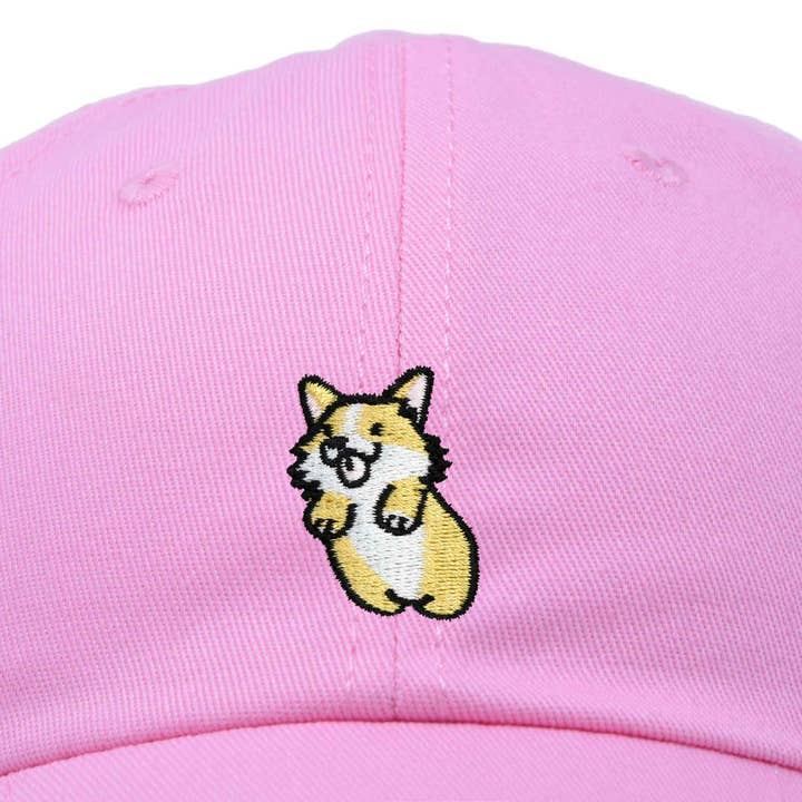 Dalix - Wholesale Baseball Cap - Women's - DALIX Cute Leaping Corgi Hat Womens Embroidered Baseball Cap13