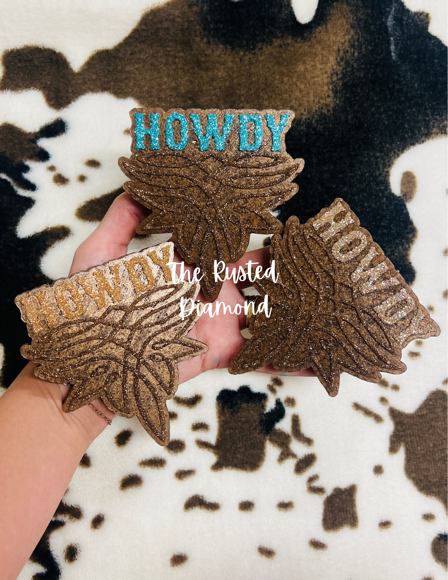 The Rusted Diamond - Wholesale Air Freshener - Howdy Boot stitch Freshie1