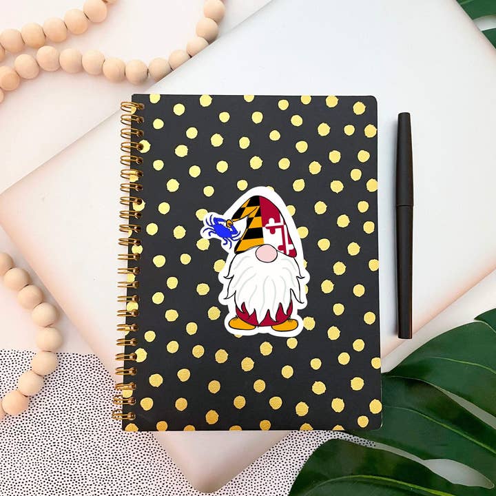 Jami Creates - Wholesale Sticker - Maryland Garden Gnome Sticker 3”