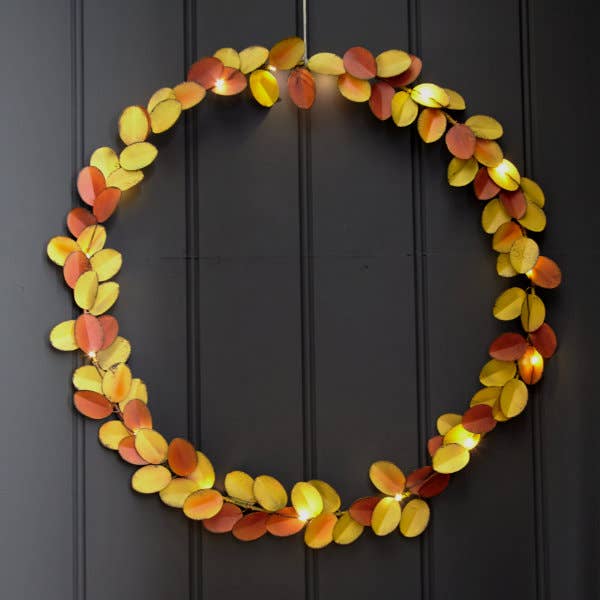 Lightstyle London – wholesale Wreath – Autumn Eucalyptus Wreath2