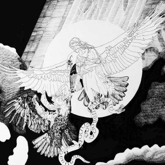 20" x 30" Anges, harpies et la guerre des fausses dichotomies pour la vente par Jenie Gao Studio LLC