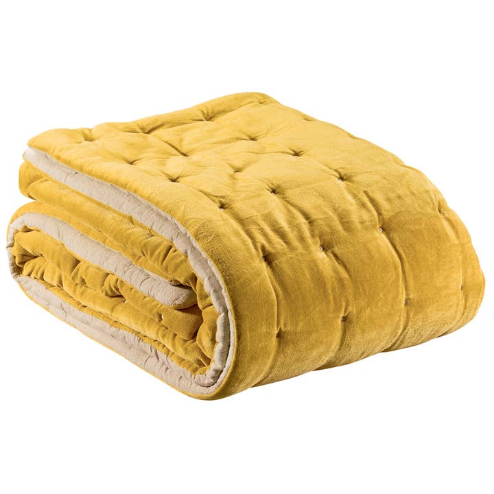 Uni Elise Mais Bed Runner 90 X 240 for wholesale by Maison Vivaraise & La Cerise sur le Gâteau