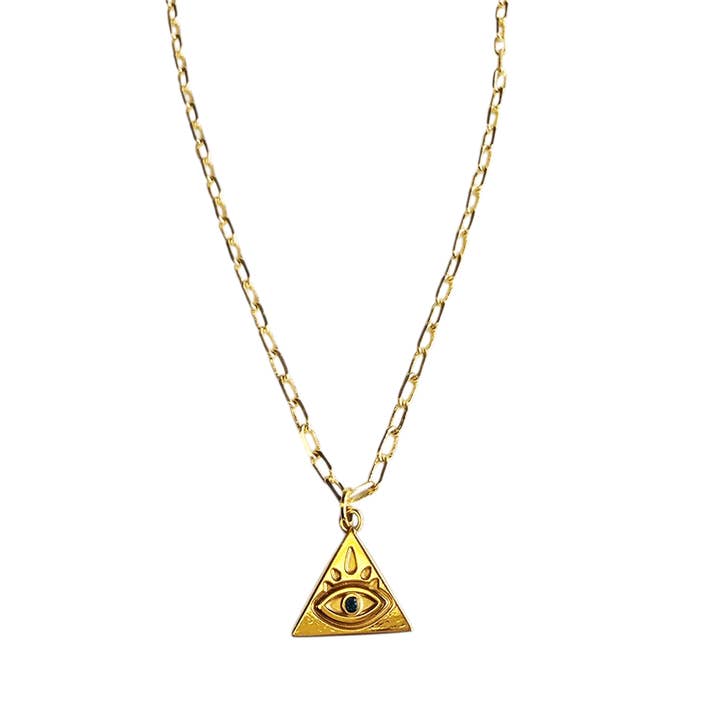 Triangle Eye Necklace for wholesale by MINU Jewels
