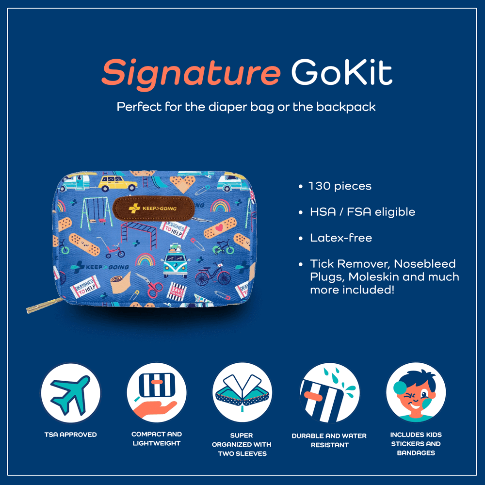 KEEP>GOING First Aid - Wholesale First Aid Kit - First Aid GoKit (130 pcs)1
