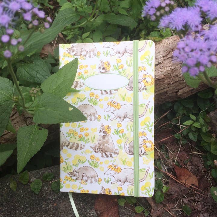 Raccoon & Possum's Midsummer Fête notitieboek met harde kaft voor wholesale door Cottonbook