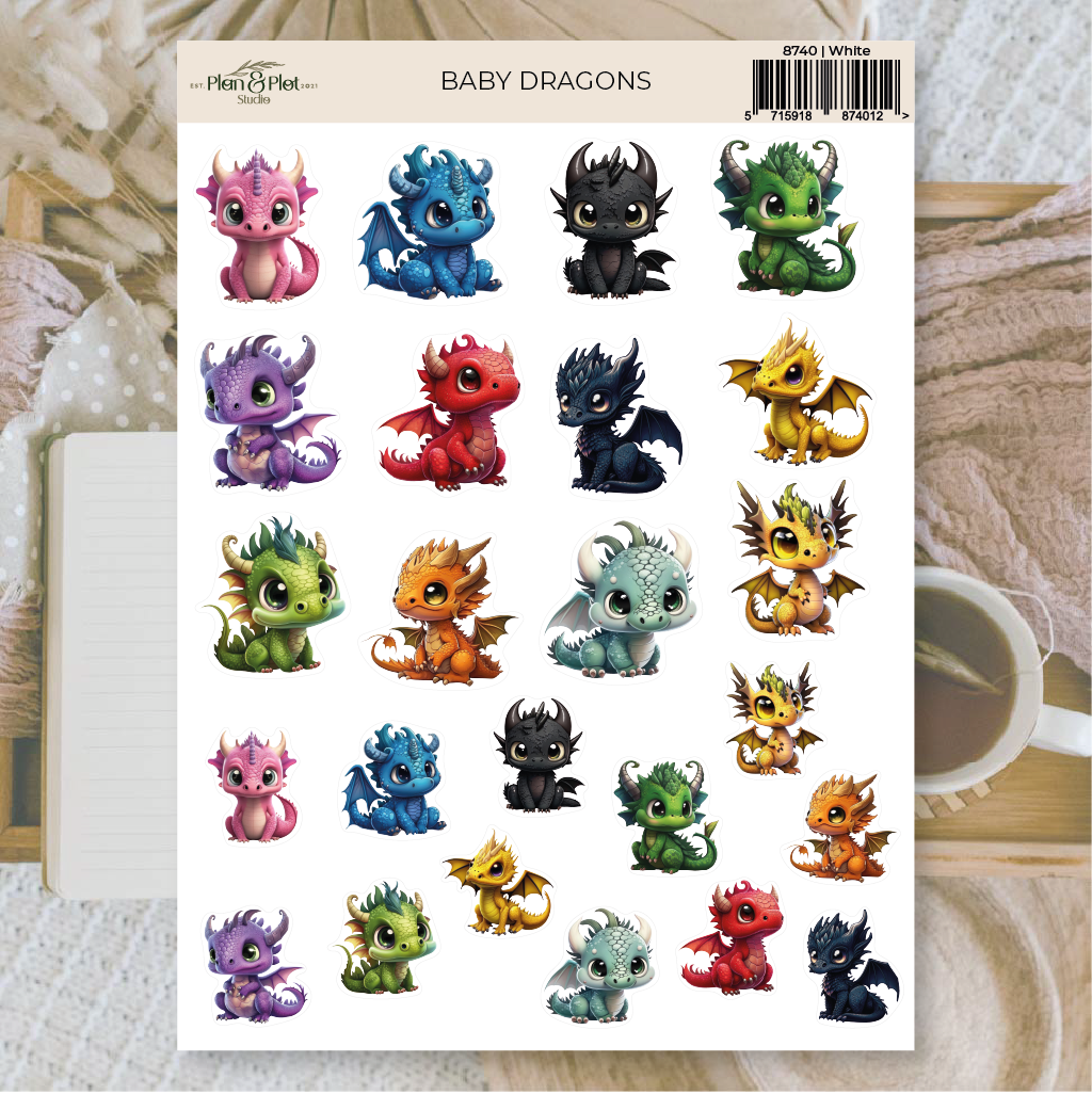 Plan & Plot Studio – wholesale Sticker – Baby dragons | Stickers1