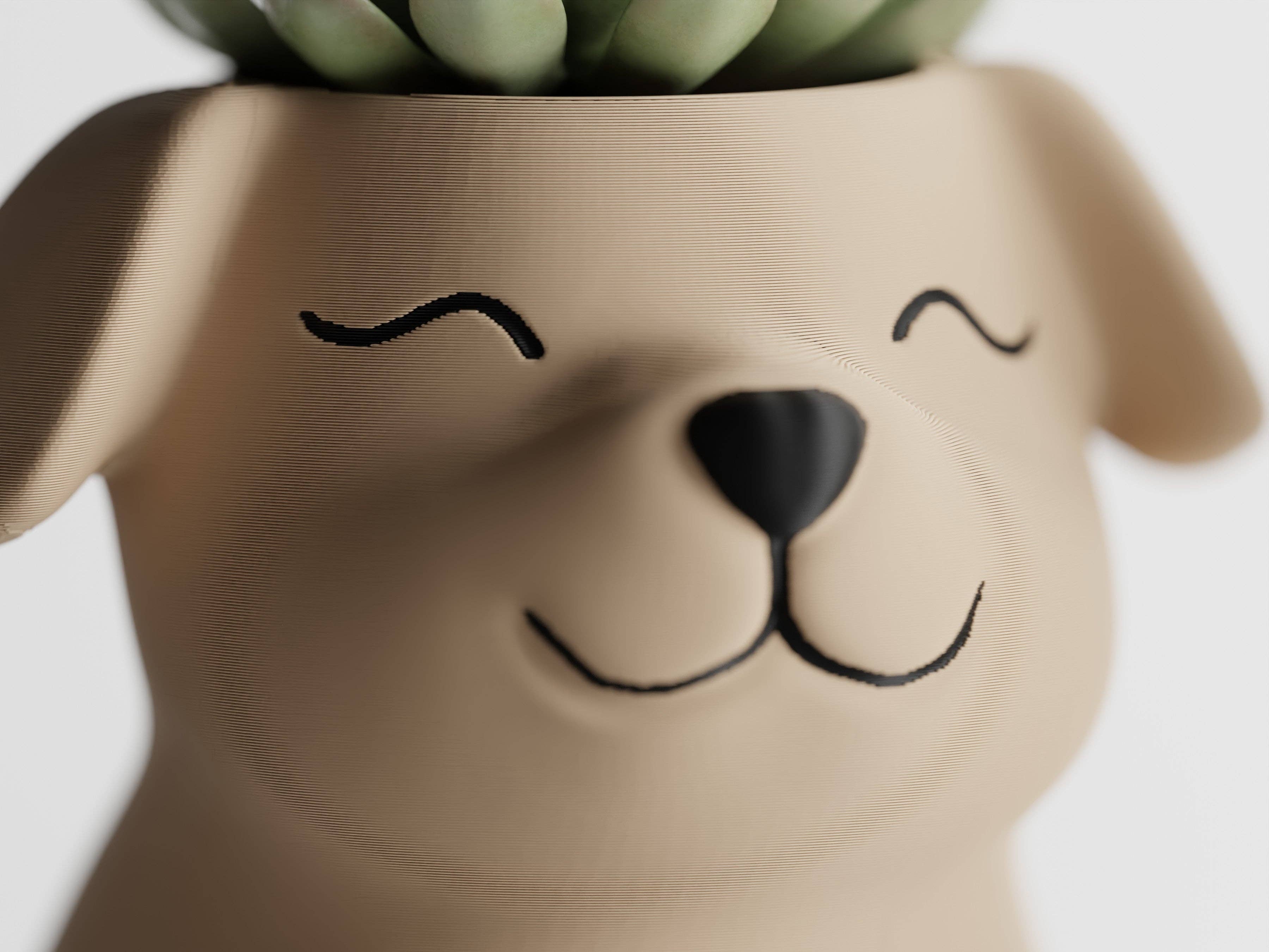 The Butler's Company - Wholesale Plant Pot - Adorable Cute Puppy Dog Flower Pot | Decor with Personality4