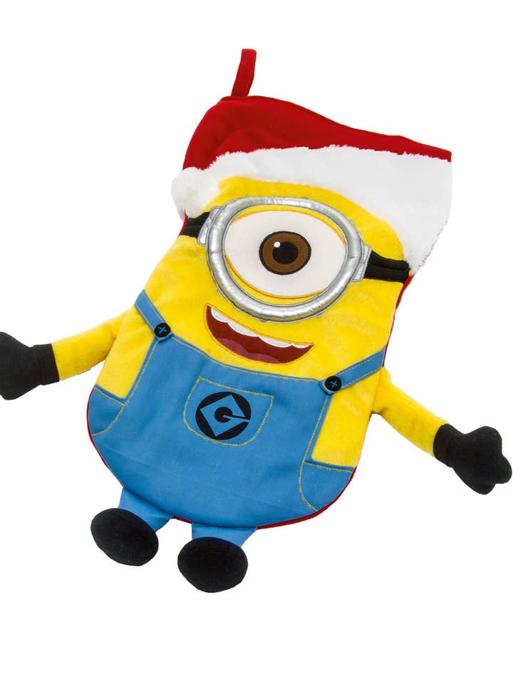 MINIONS CALZA DELLA BEFANA IN PELUCHE 35X25 CM per la vendita all'ingrosso da parte di Joy Toy