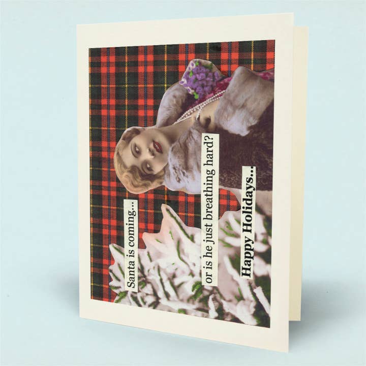 Tarjeta Santa Ie Viene para venta al por mayor de Mina Lee Studio