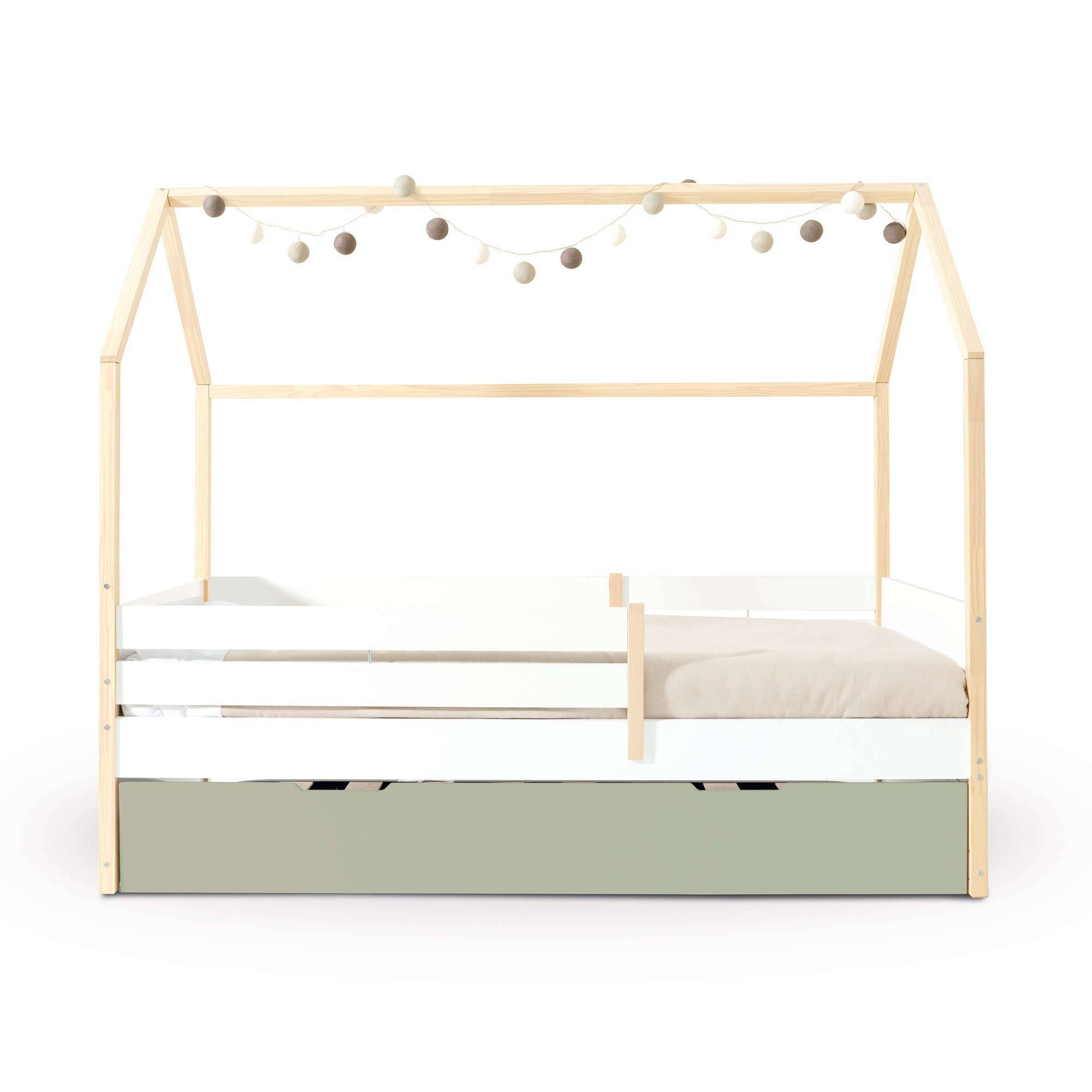 Alondra Baby - Wholesale Bed - Kids & Baby - Montessori bed 90x200 cm with drawer/trundle bed in wood · Sogni XL NB200014