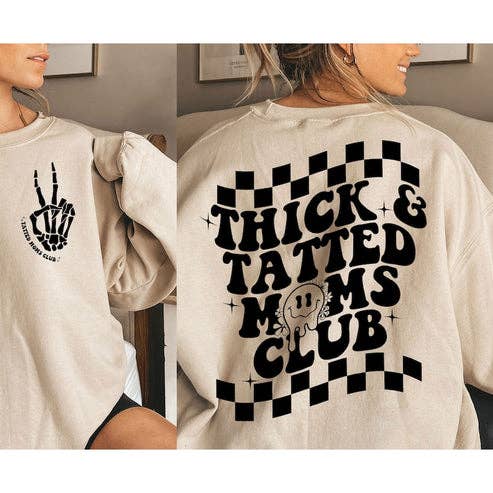 Thick And Tatted Moms Club for wholesale by Kustomized Kreations