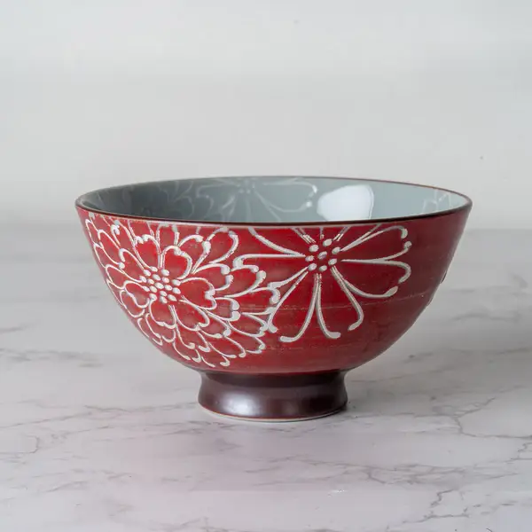 Urban Tokyo - Vente Assiettes/plats/bols de décoration - Bol à riz en porcelaine Japanese Botan Cosmos, 10 oz, 4,5 po D x 2,5 po H6