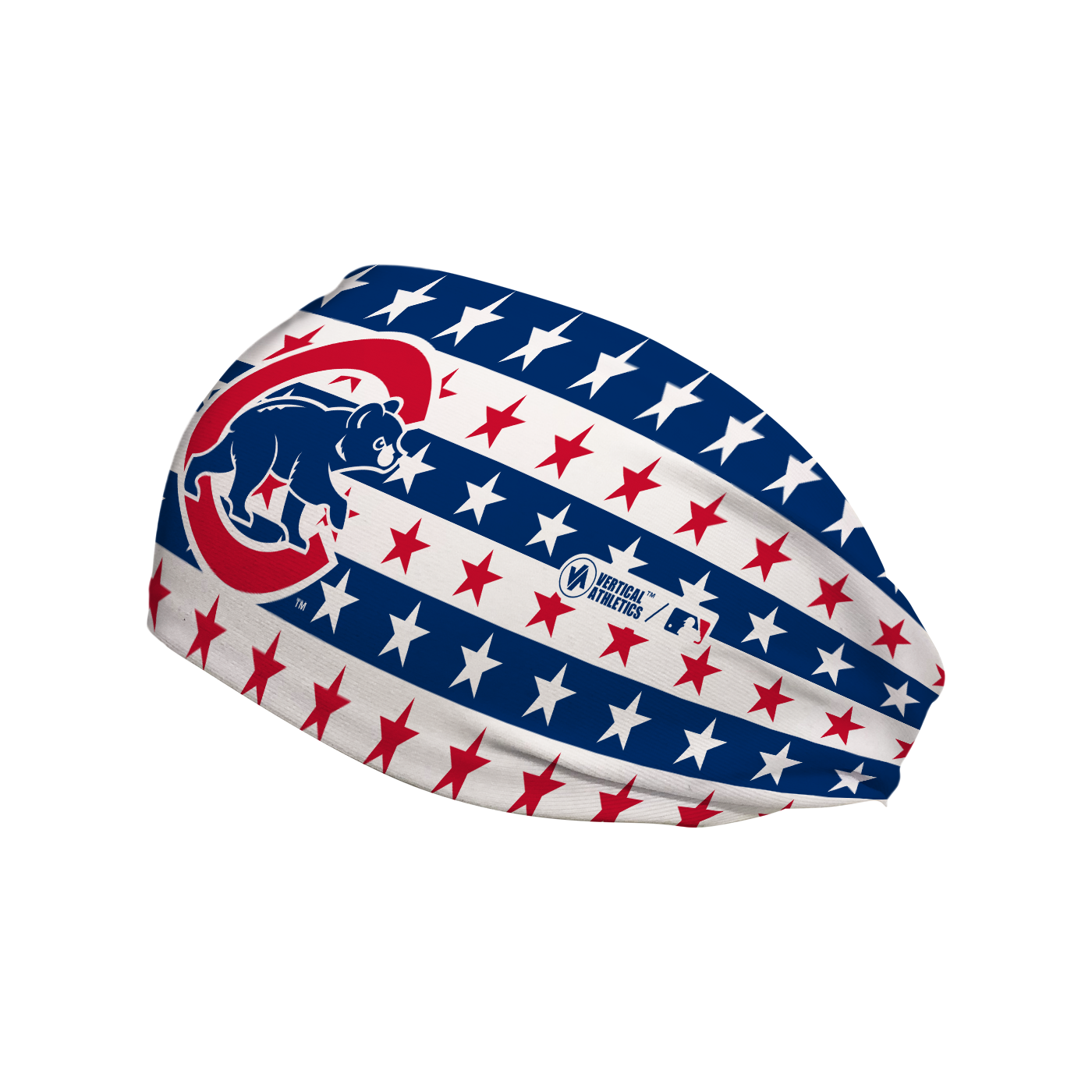 Royal Cubs Cooling Headband: Stars in Stripes Cap Logo for wholesale on Faire2
