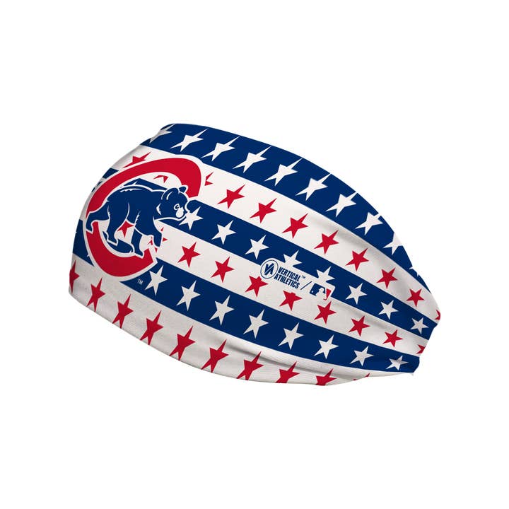 Royal Cubs Cooling Headband: Stars in Stripes Cap Logo for wholesale on Faire2