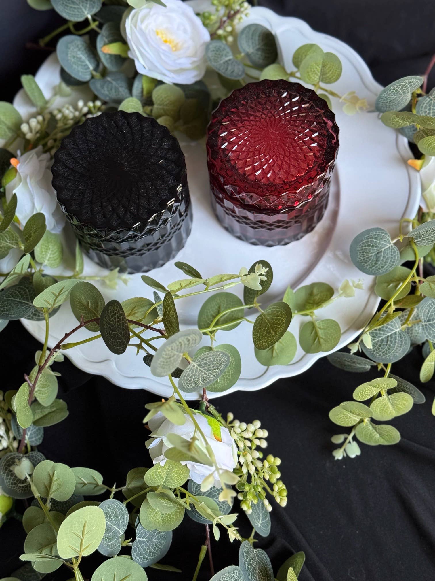 Blue Collar Babe Candles - Vente Bougie en bocal - Bougies en cire de soja 7oz en verre cristal haut de gamme - Plus de 40 heures de combustion3