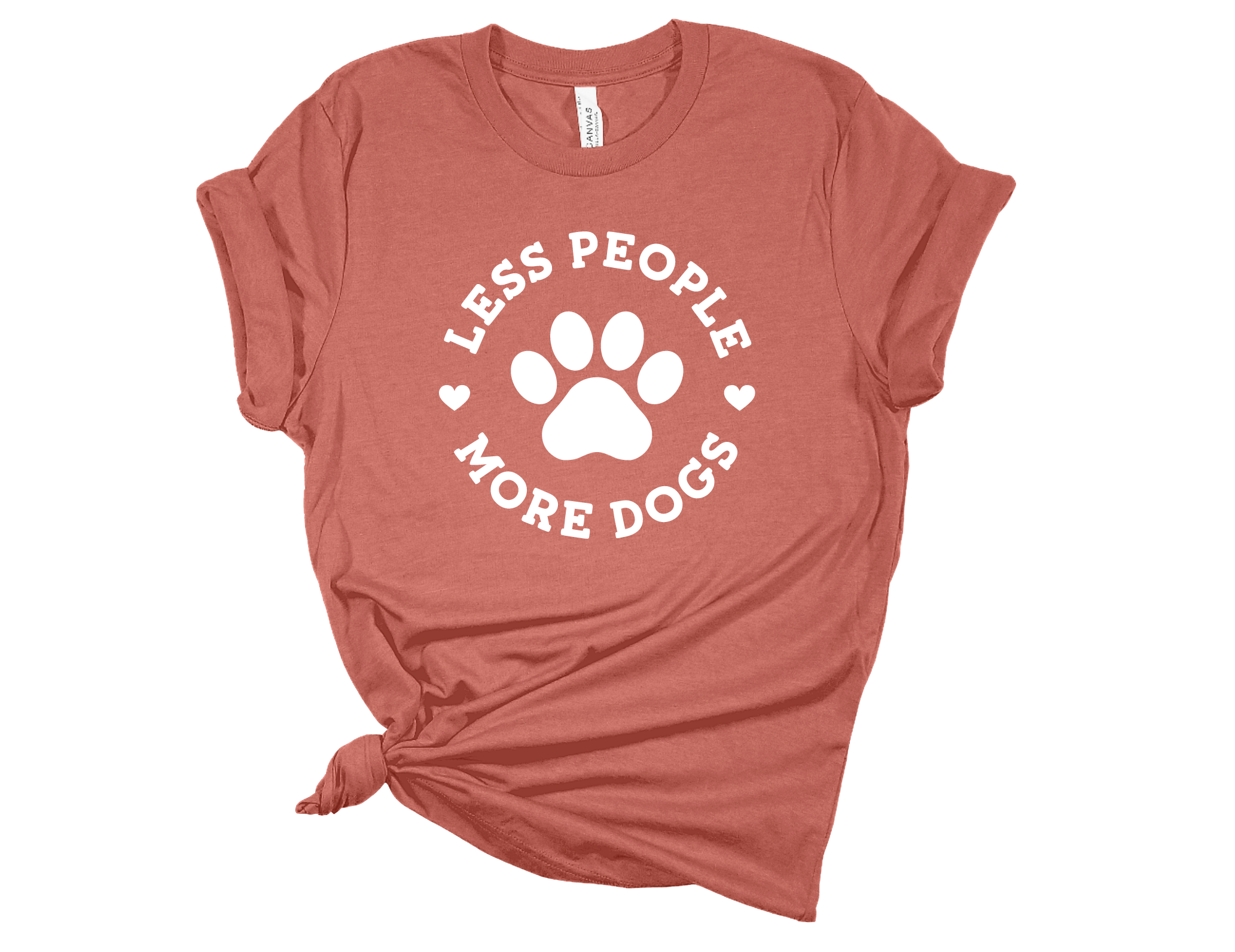 Woofingtons & Company - Wholesale Screen Printed T-Shirt - Women's - Less People, More Dogs Funny Teeshirt - Dog Lovers Gift7