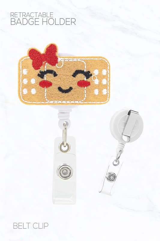 Suzie Q USA - Wholesale Candle Holder - Bandage Design Retractable Badge Holder0
