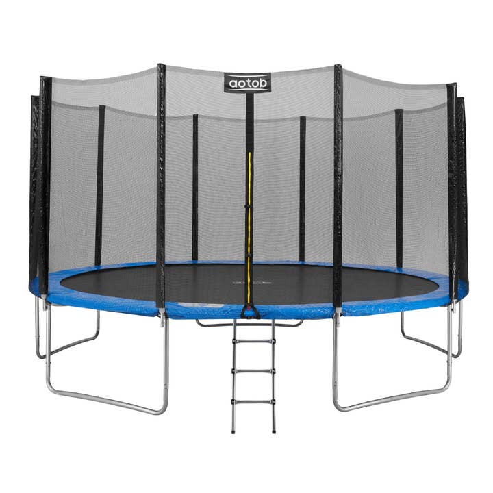 Glad Sunday - Wholesale Sporting Game - Kids & Baby - 14ft Outdoor Trampoline – Extra-Large, Extra Safe, Extr
