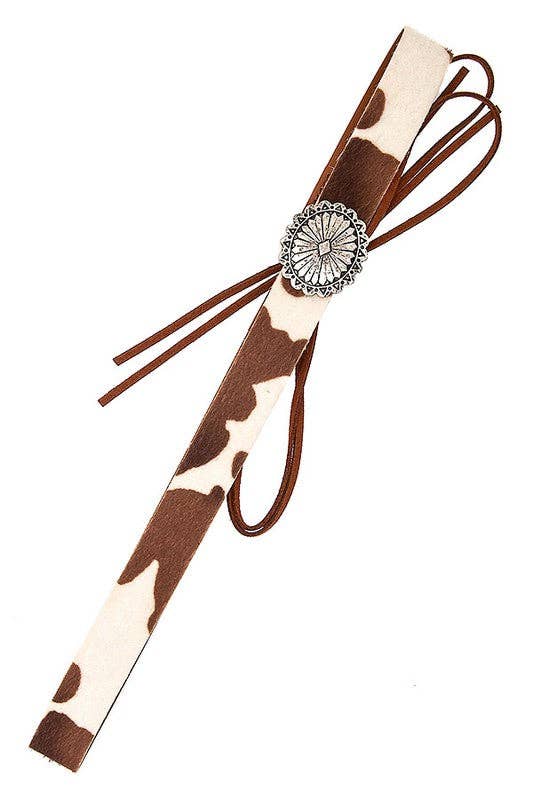 Andrea Bijoux - Wholesale Hoedaccessoires - Dames - OVALE ETCHED CHARM HOEDBAND MET DIERENPRINT2