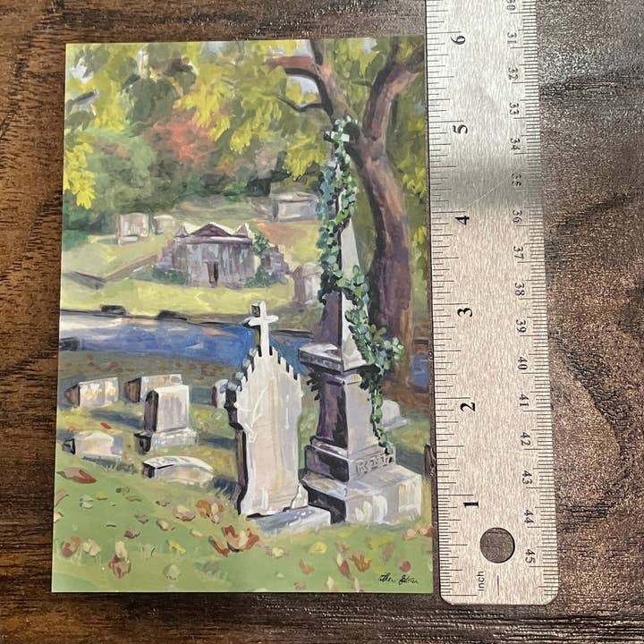 Esther Sketch - Wholesale Postcard - Victorian Graveyard Postcard 3