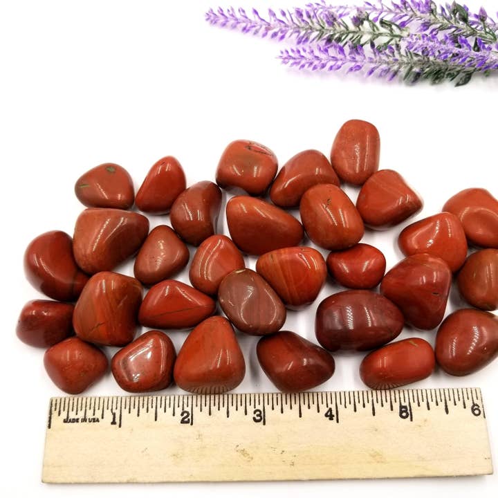 Funky Stuff - Wholesale Spiritual Stone/Crystal - Red Jasper Tumbled Stones 1 kg2