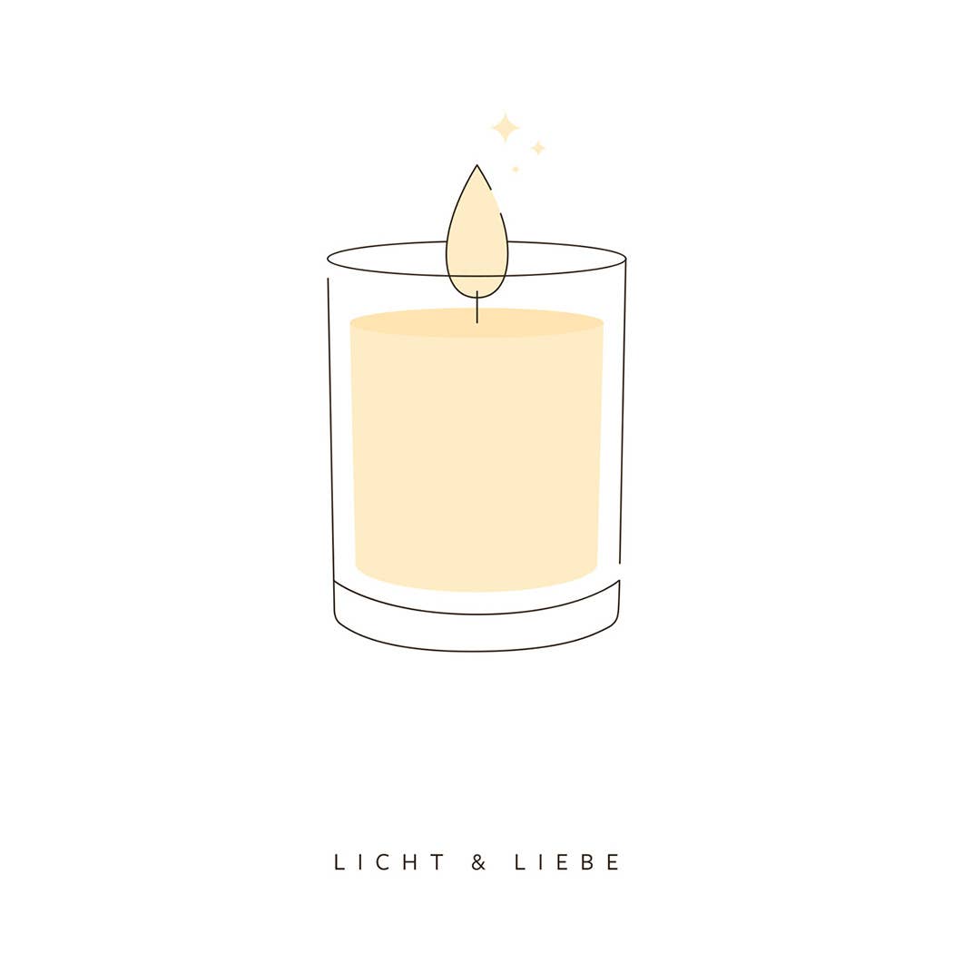 heartfelt paper & co - Wholesale Love Card - “Light & Love” card1