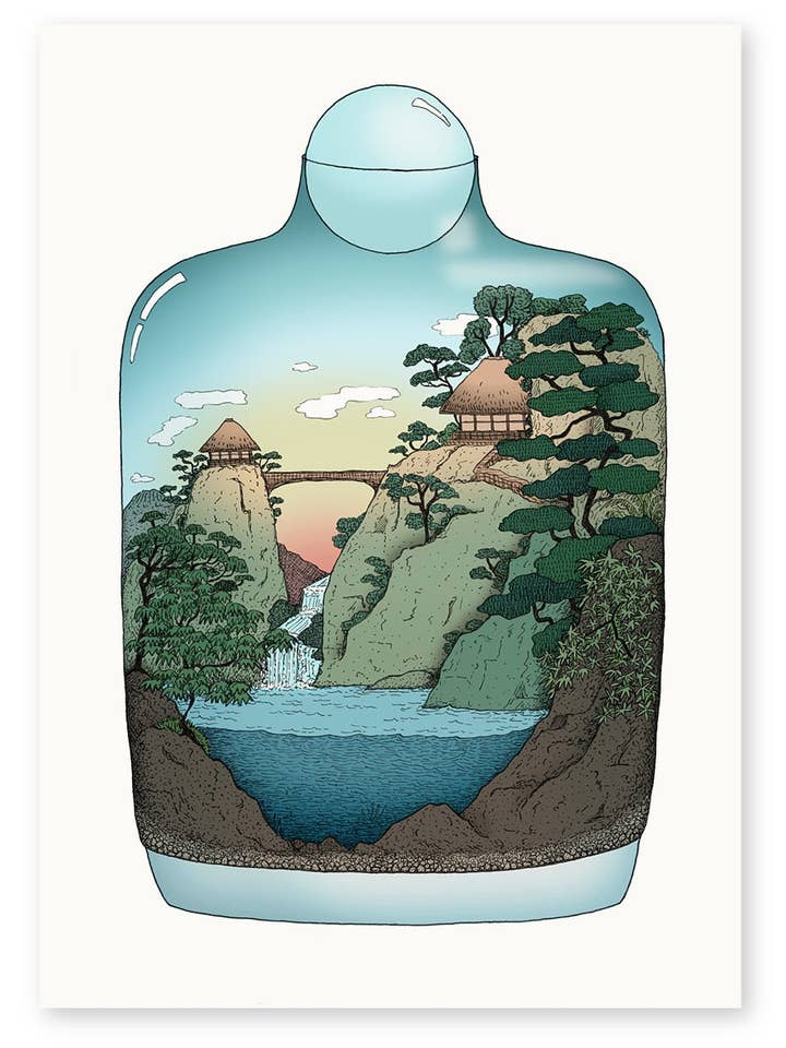 Paisagem japonesa por atacado de Annie Davidson