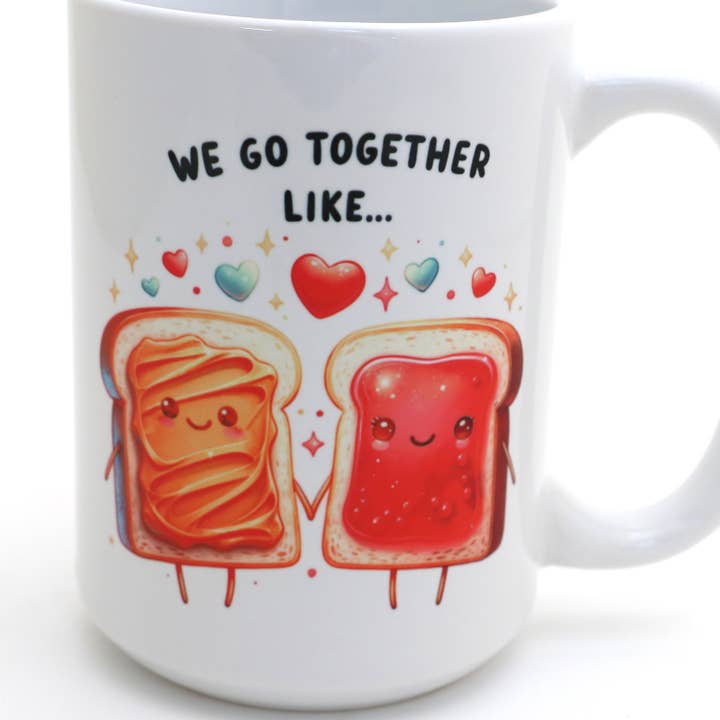 Lenny Mud - Wholesale Coffee mug - Peanut Butter and Jelly Mug, Valentine's Day2